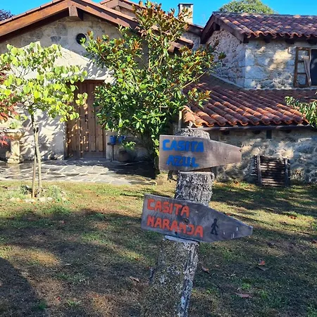 Casas Quo Vadis- Naranja Semesterbostad San Martin (Lugo)